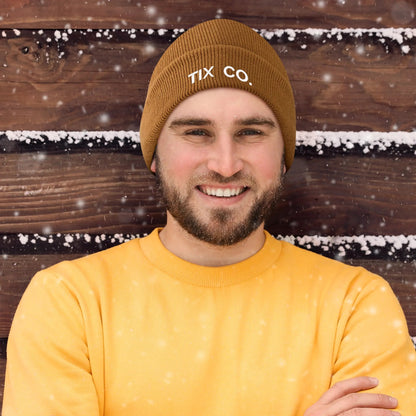 Tix Co. Embroidered Knit Beanies (6 colors)