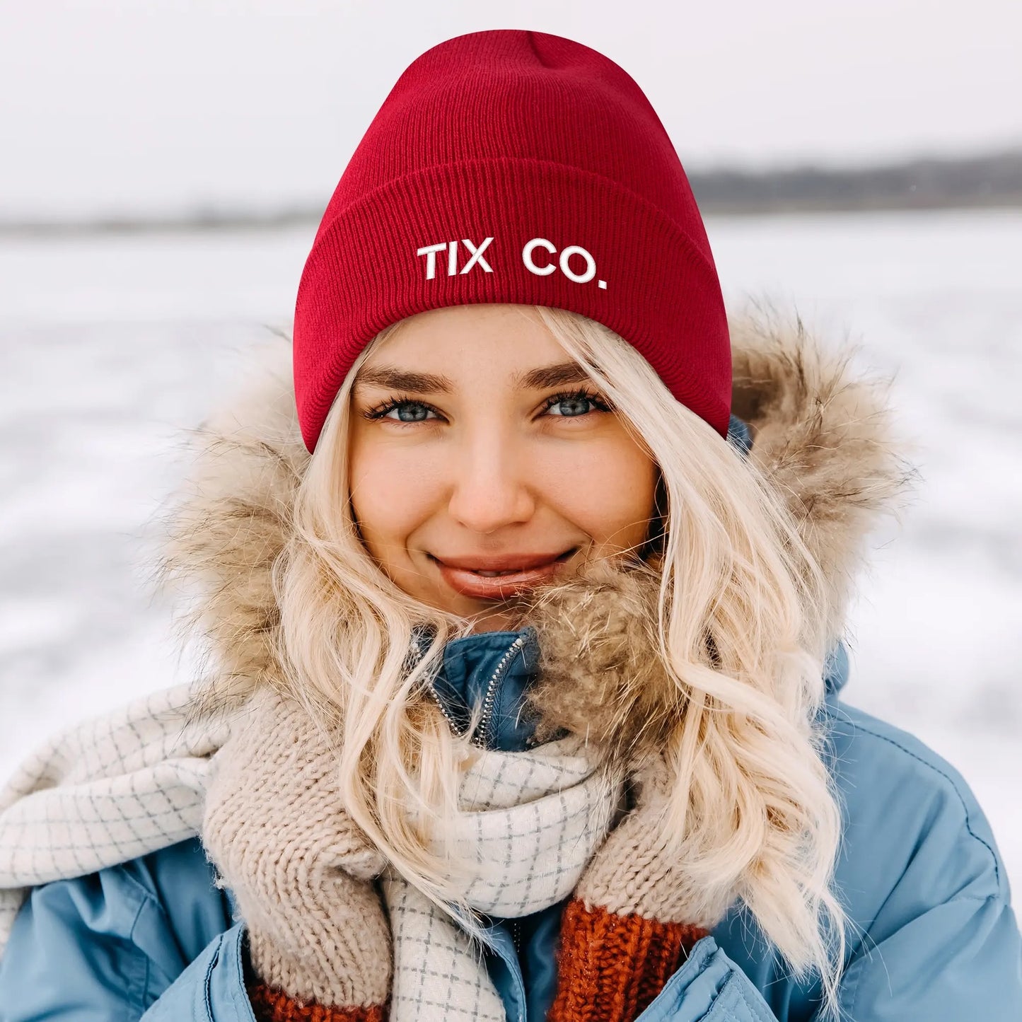 Tix Co. Embroidered Knit Beanies (6 colors)