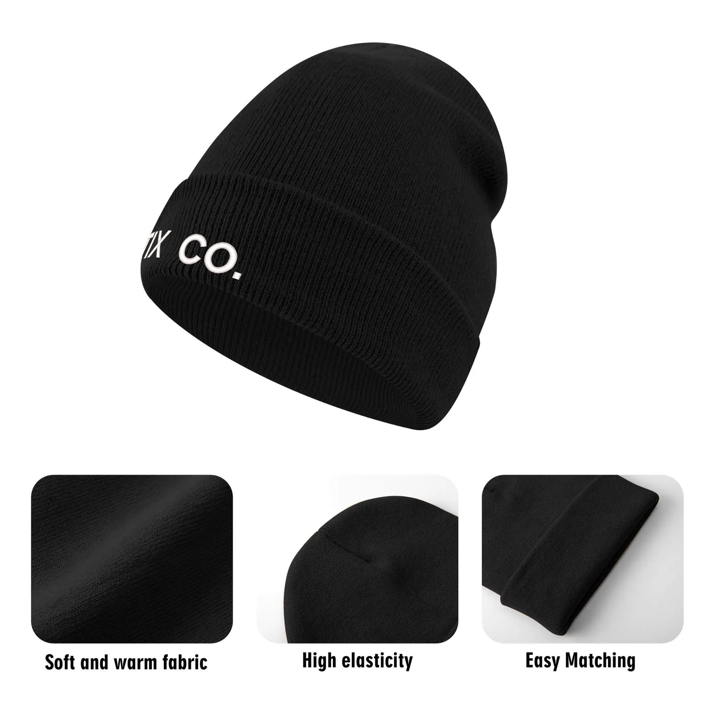 Tix Co. Embroidered Knit Beanies (6 colors)