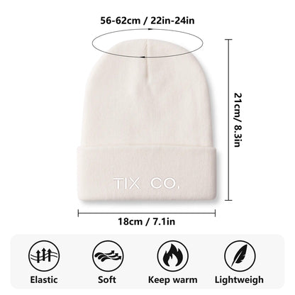 Tix Co. Embroidered Knit Beanies (6 colors)