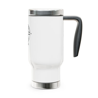 Stainless Steel Travel Mug with Handle, 14oz