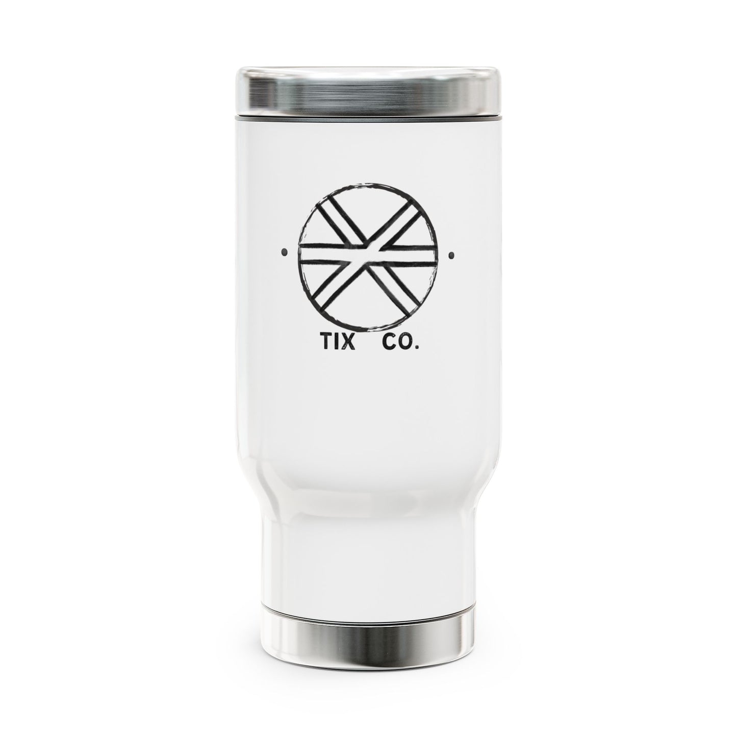 Stainless Steel Travel Mug with Handle, 14oz